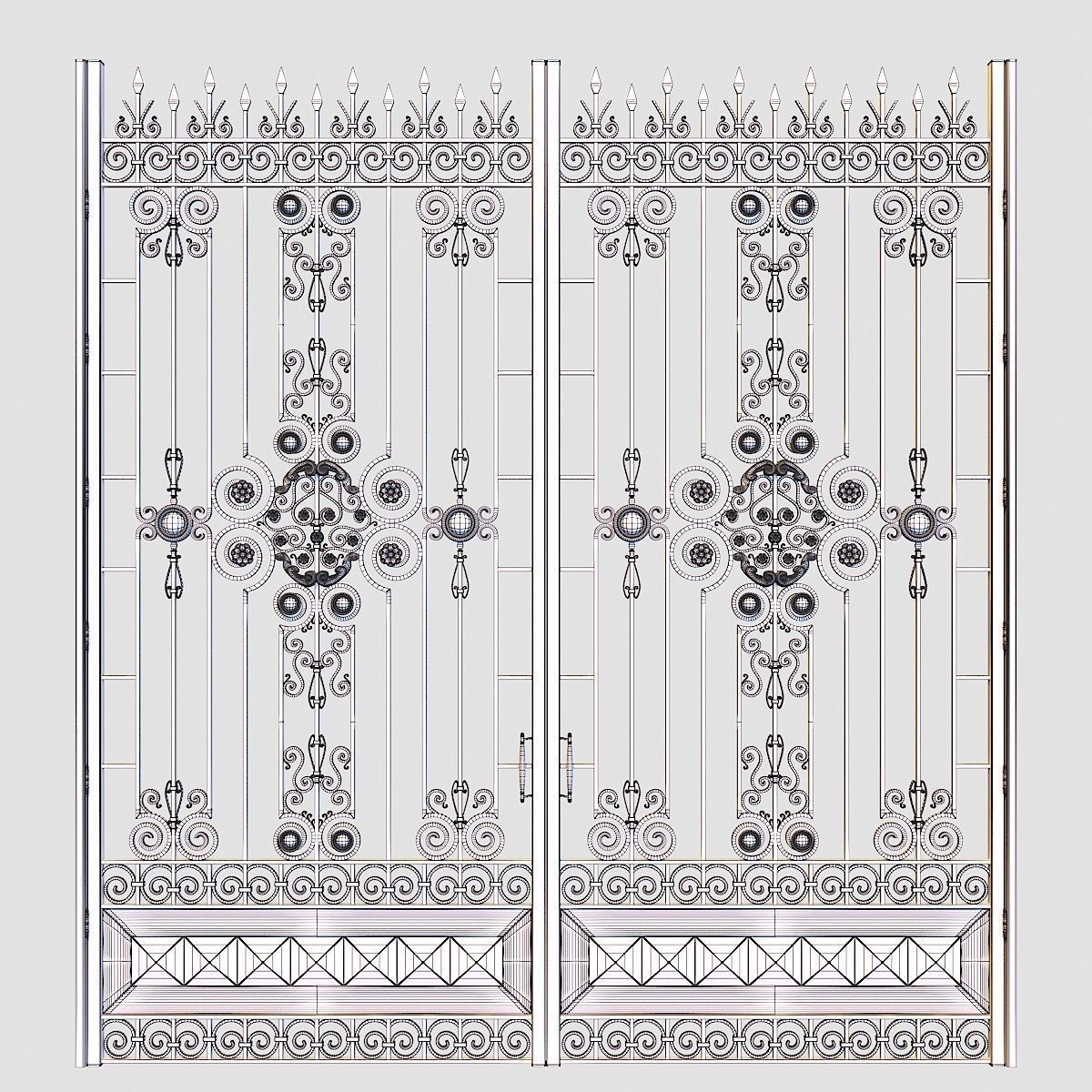 Doors and Gates 03 3D model_8