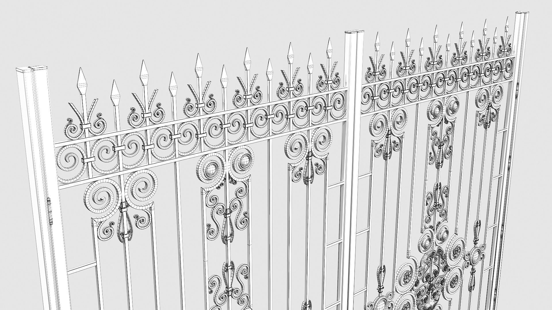 Doors and Gates 03 3D model_1