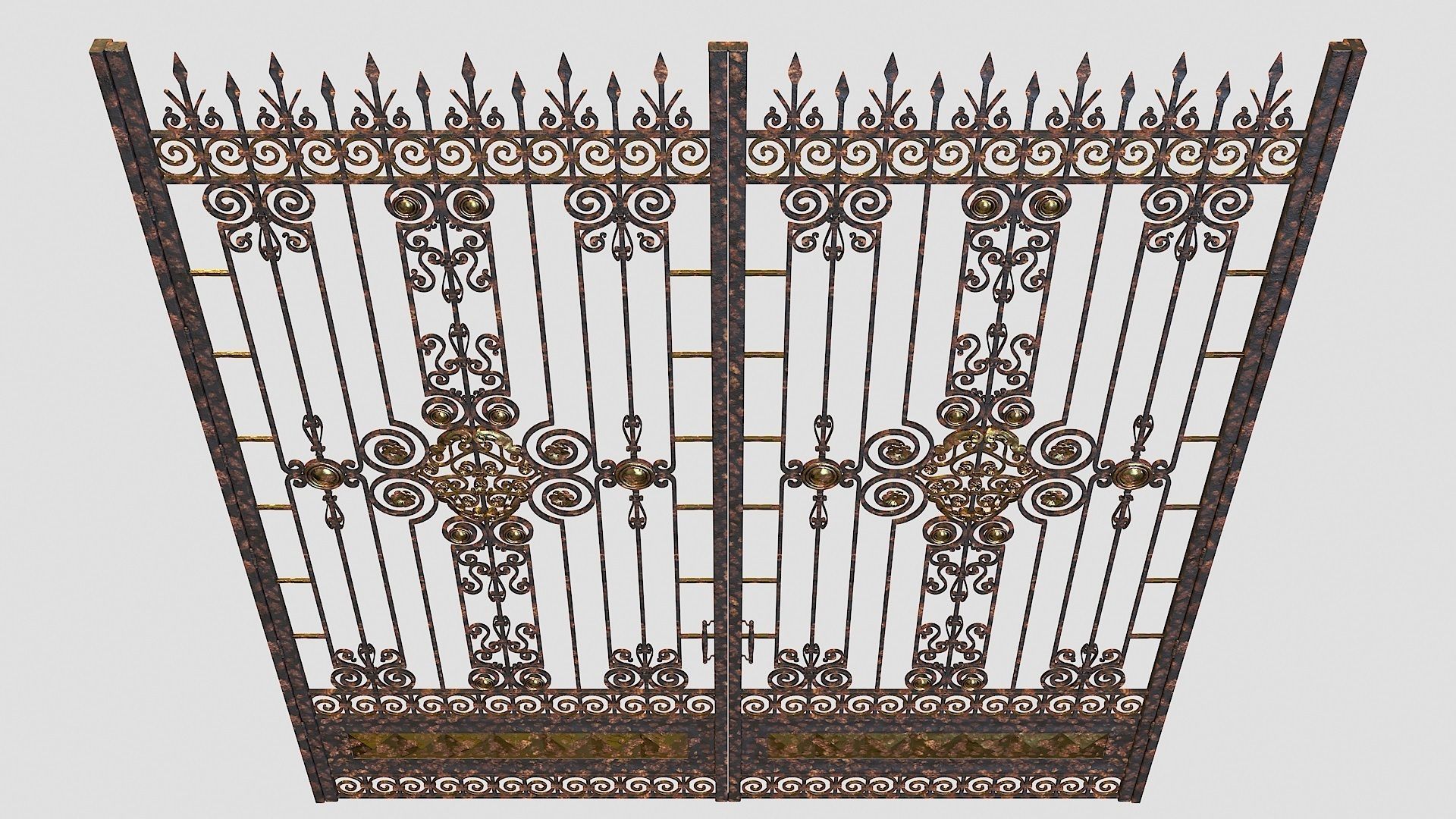 Doors and Gates 03 3D model_5