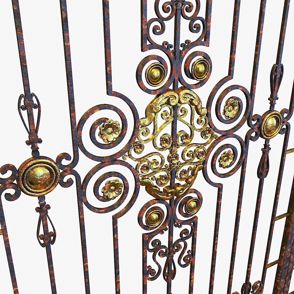 Doors and Gates 03 3D model_2