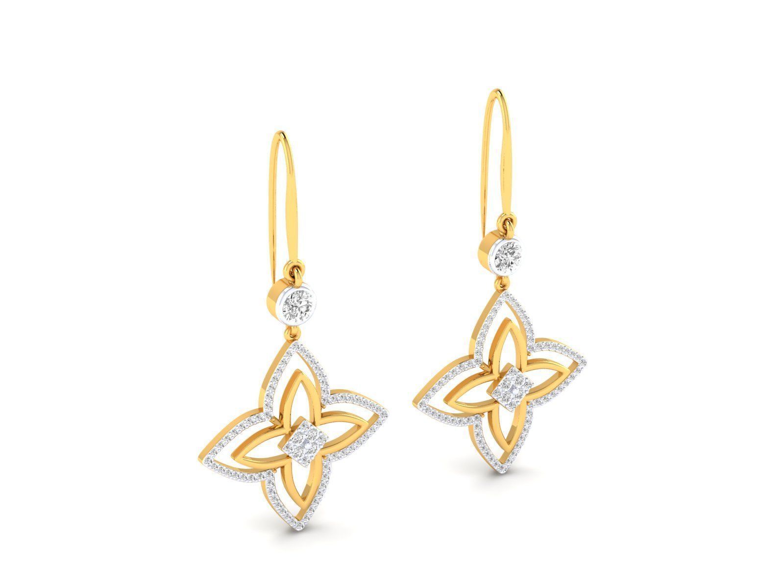 Women Earrings - 12 3D print model_7