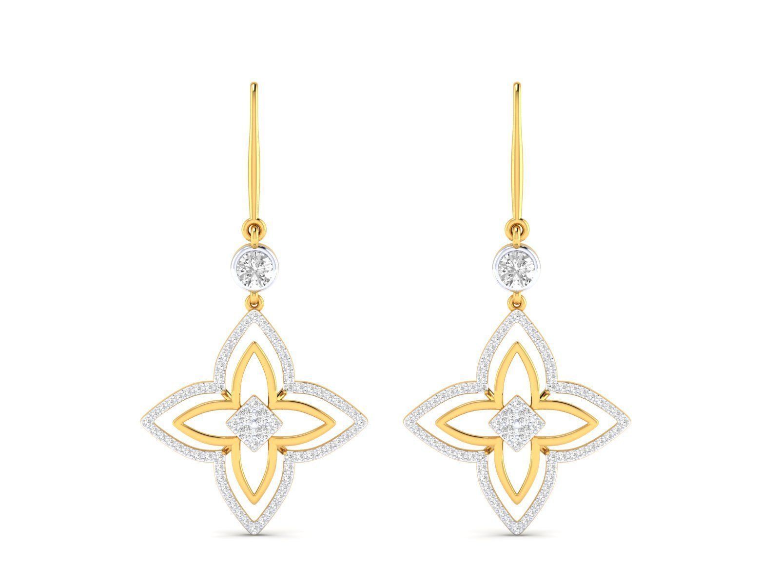 Women Earrings - 12 3D print model_8