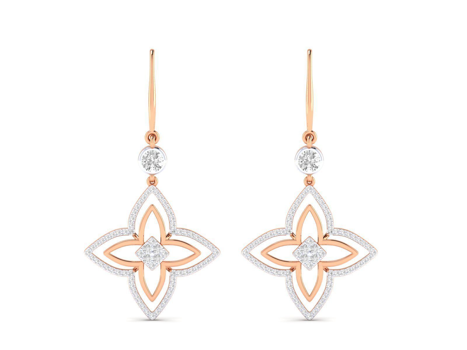 Women Earrings - 12 3D print model_1