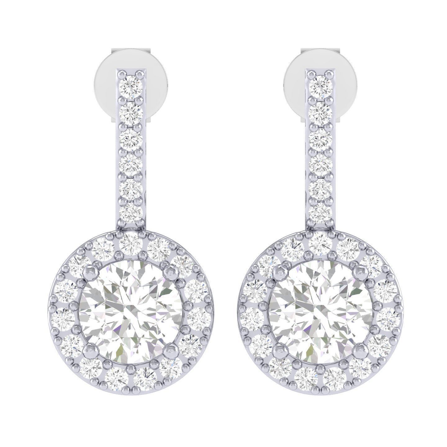 Women Earrings - 139916 3D print model_3