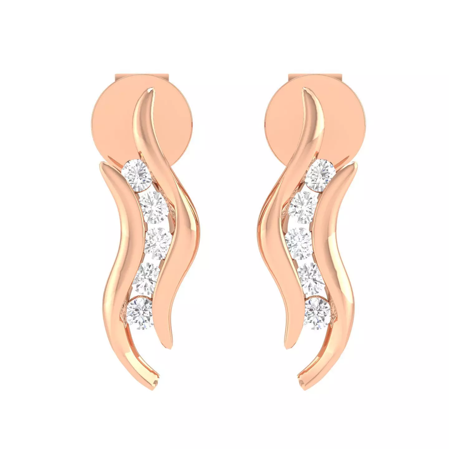 Women Earrings - 139840 3D print model_0