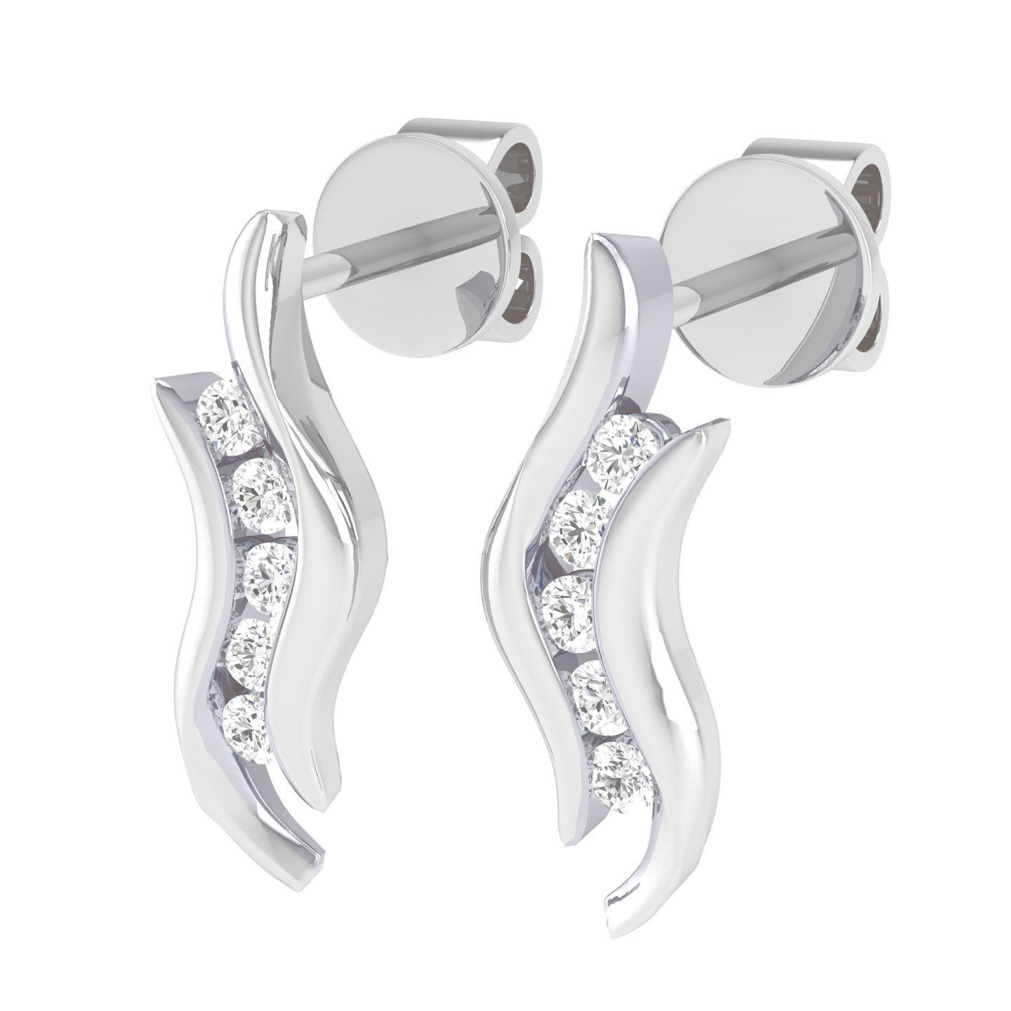 Women Earrings - 139840 3D print model_5