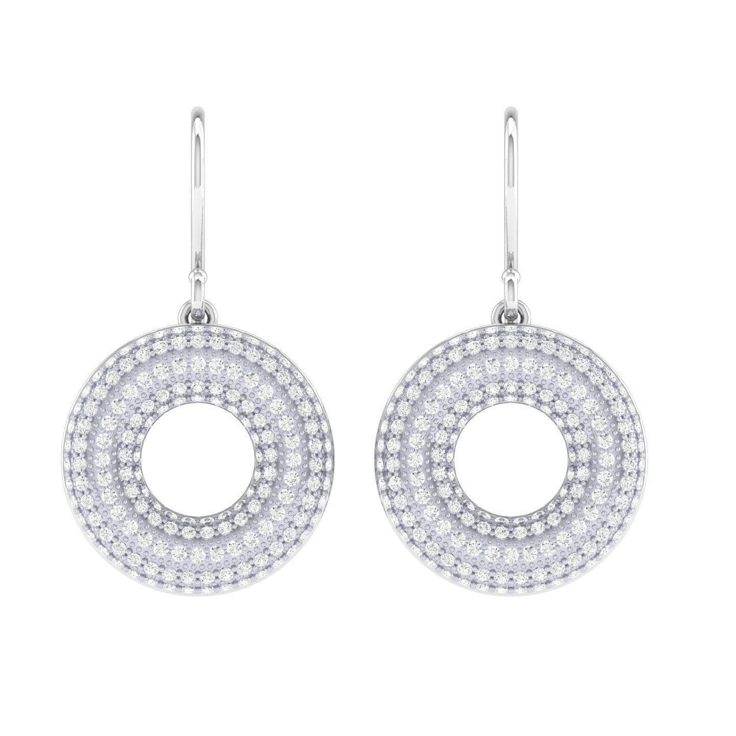 Women Earrings - 135441 3D print model_3