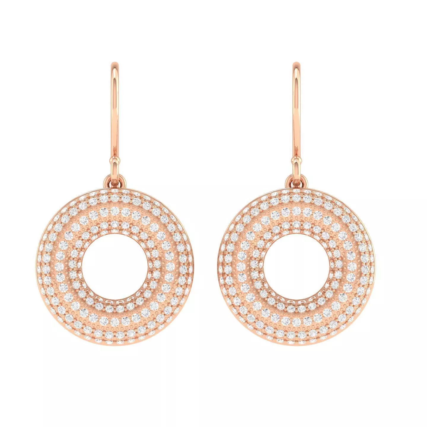 Women Earrings - 135441 3D print model_0