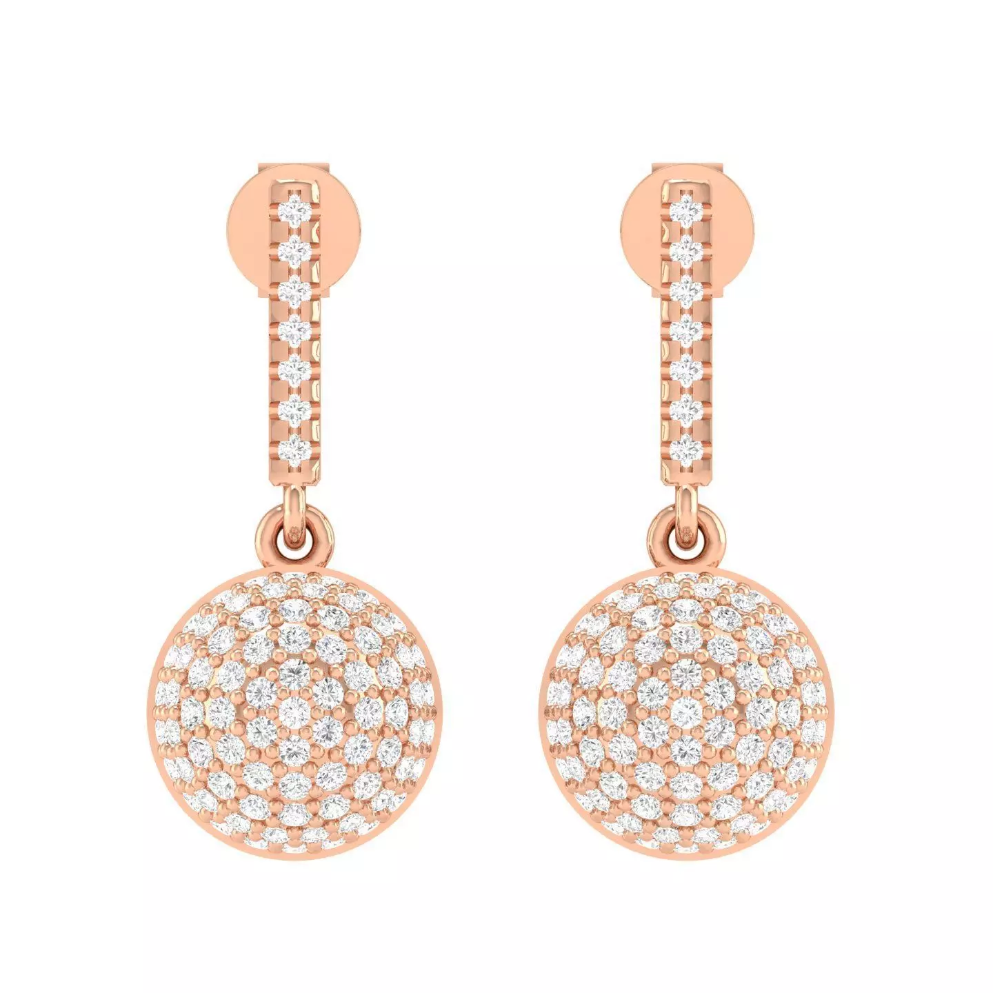 Women Earrings - 128660 3D print model_0