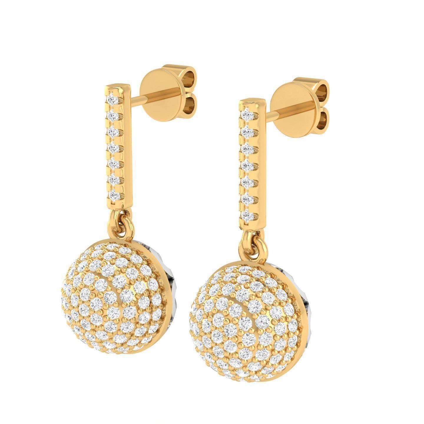 Women Earrings - 128660 3D print model_8