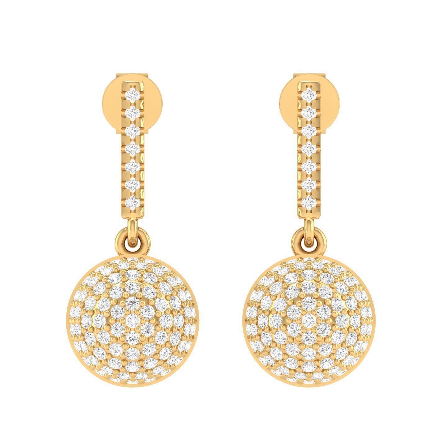 Women Earrings - 128660 3D print model_6