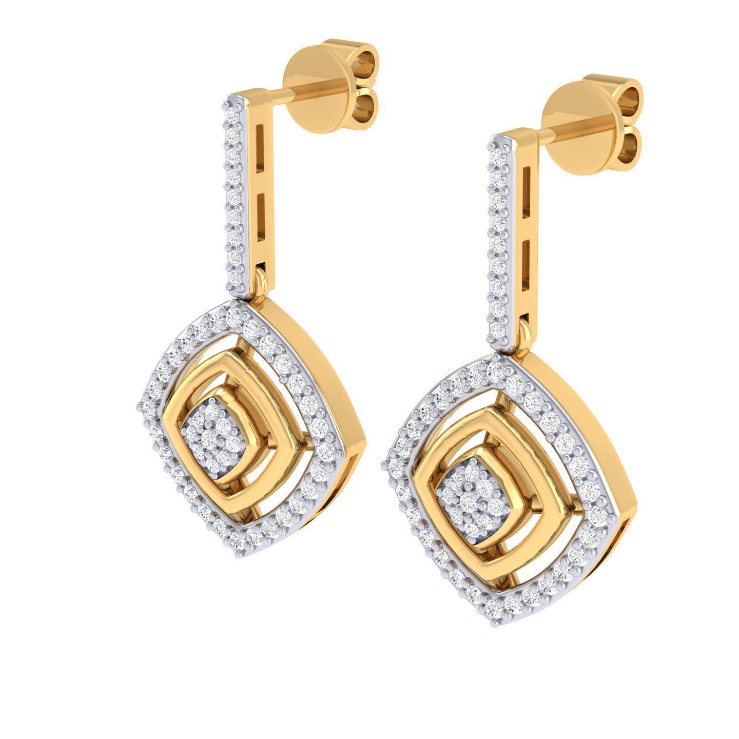 Women Earrings - 128601 3D print model_8