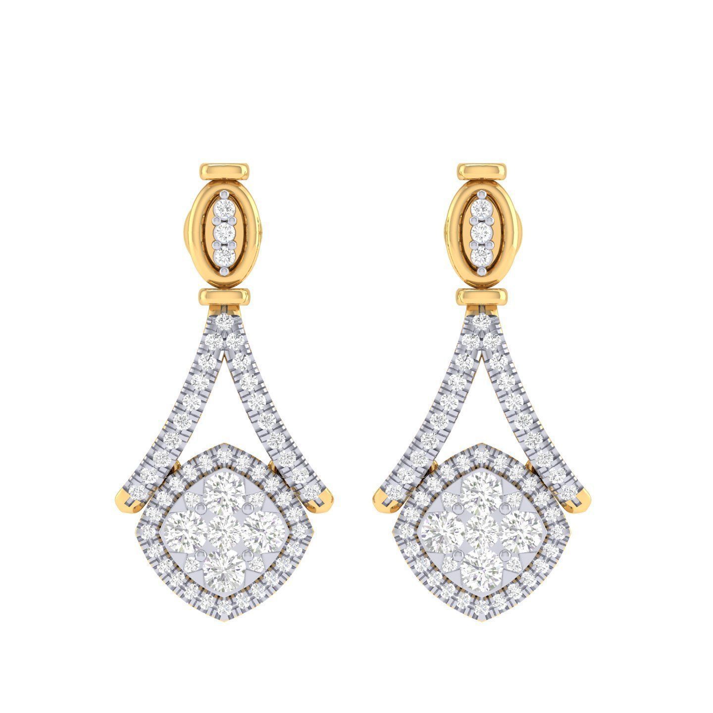 Women Earrings - 128298 3D print model_6