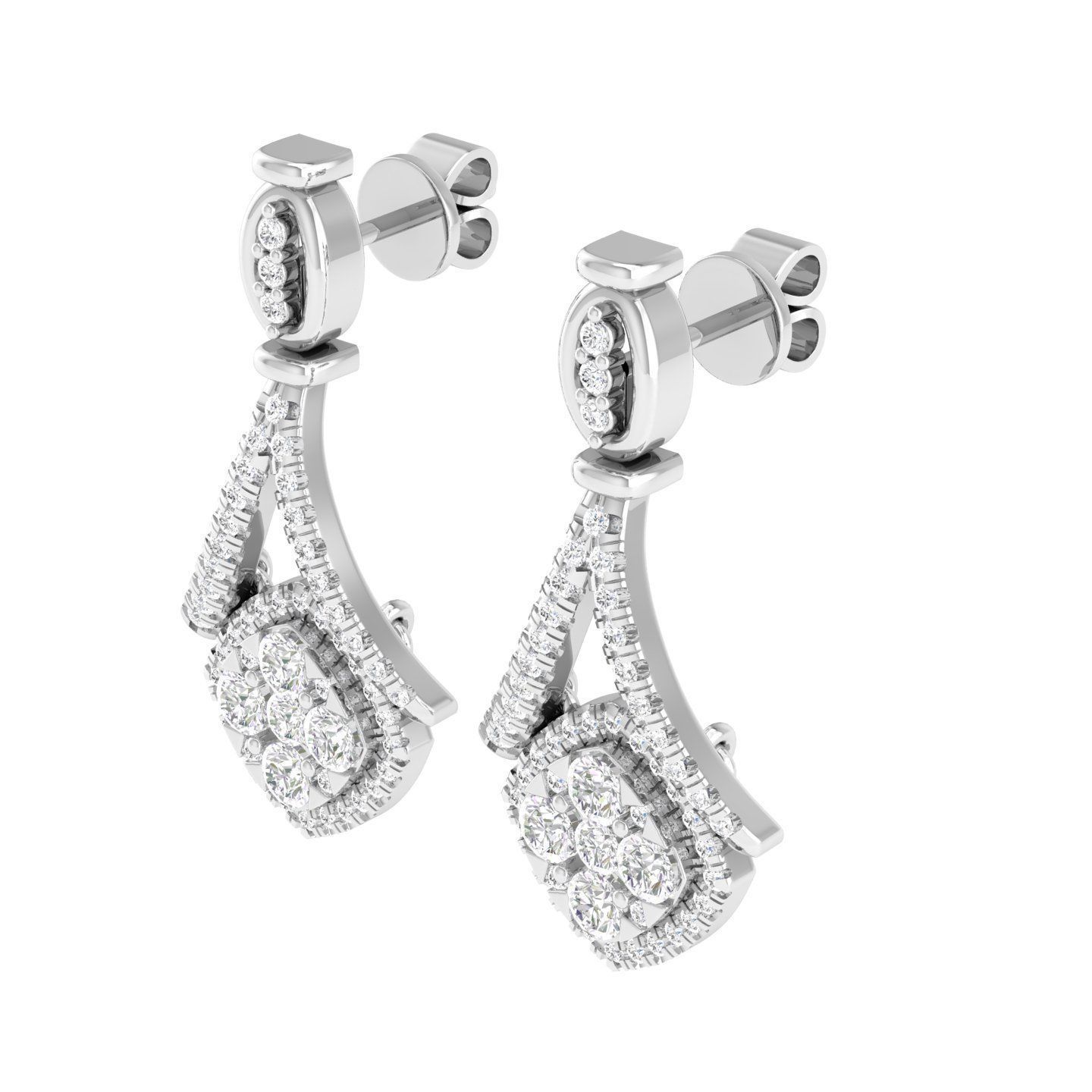 Women Earrings - 128298 3D print model_5