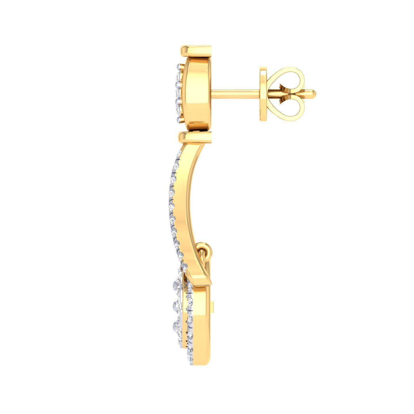 Women Earrings - 128295 3D print model_7