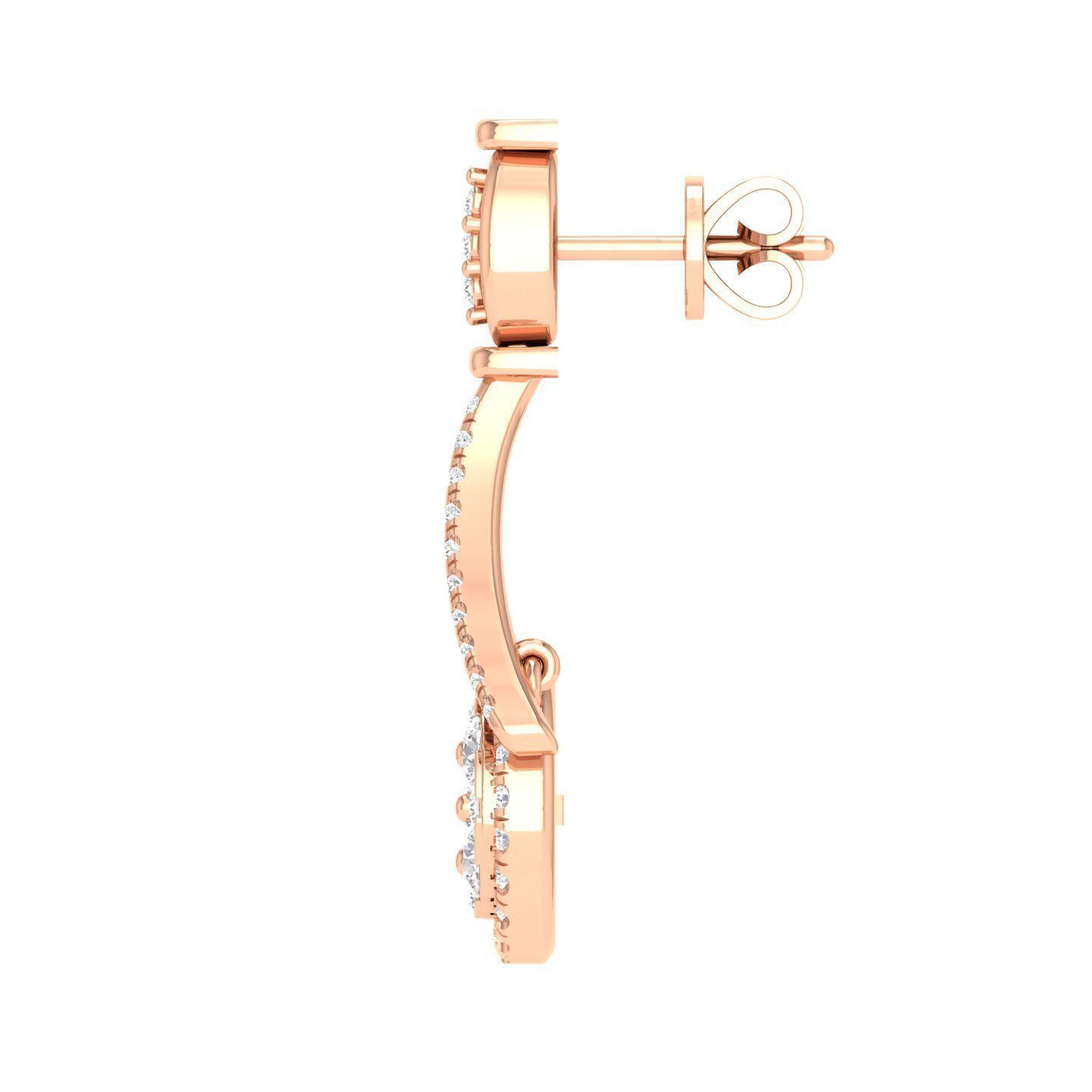 Women Earrings - 128295 3D print model_1