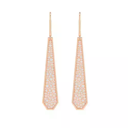 Women Earrings - 114277 3D print model