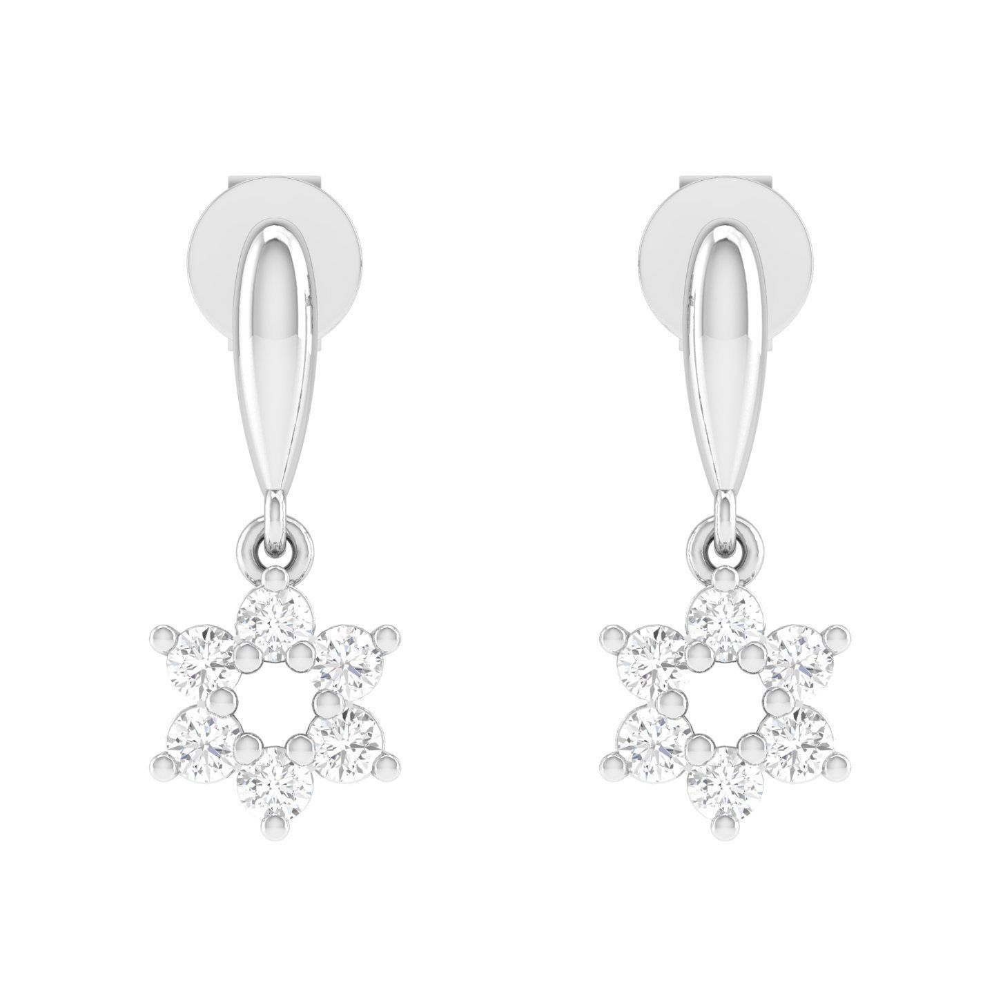 Women Earrings - 114248 3D print model_3