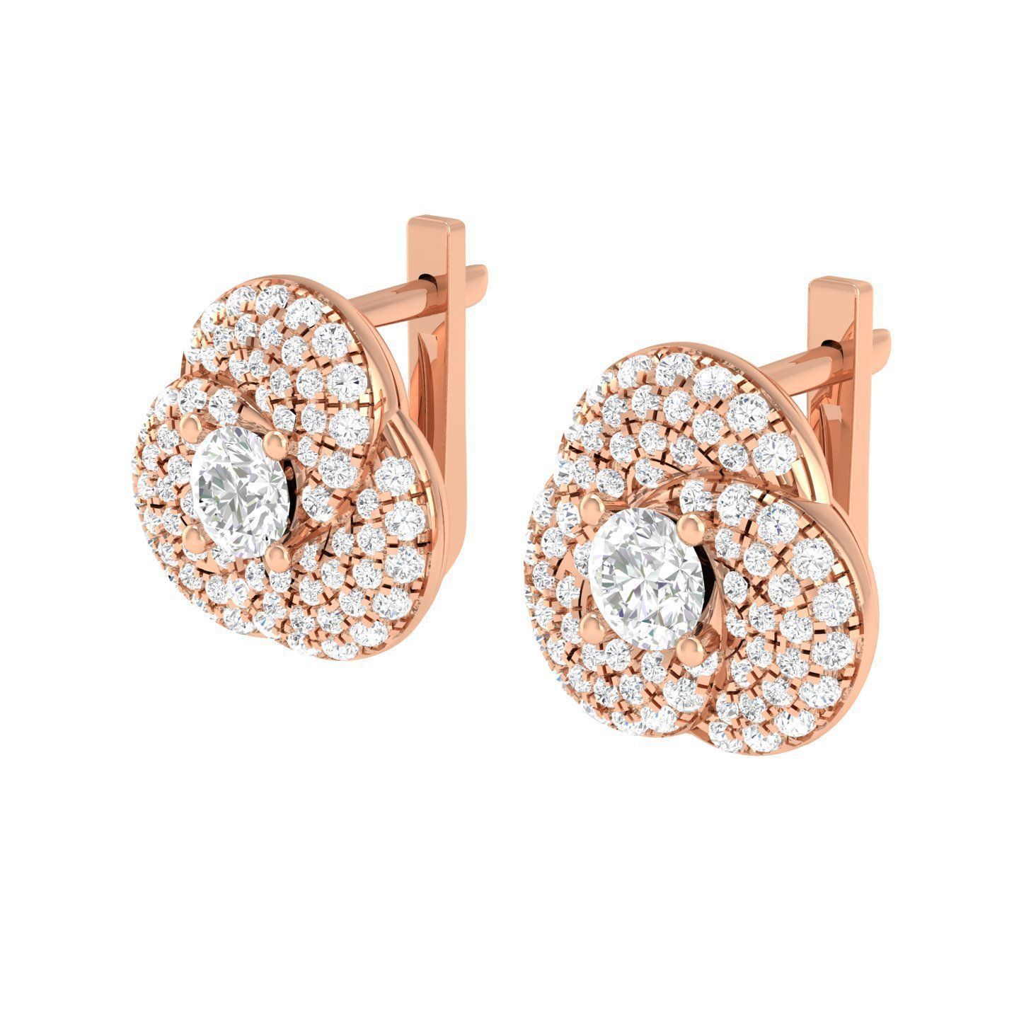 Women Earrings - 112796 3D print model_2