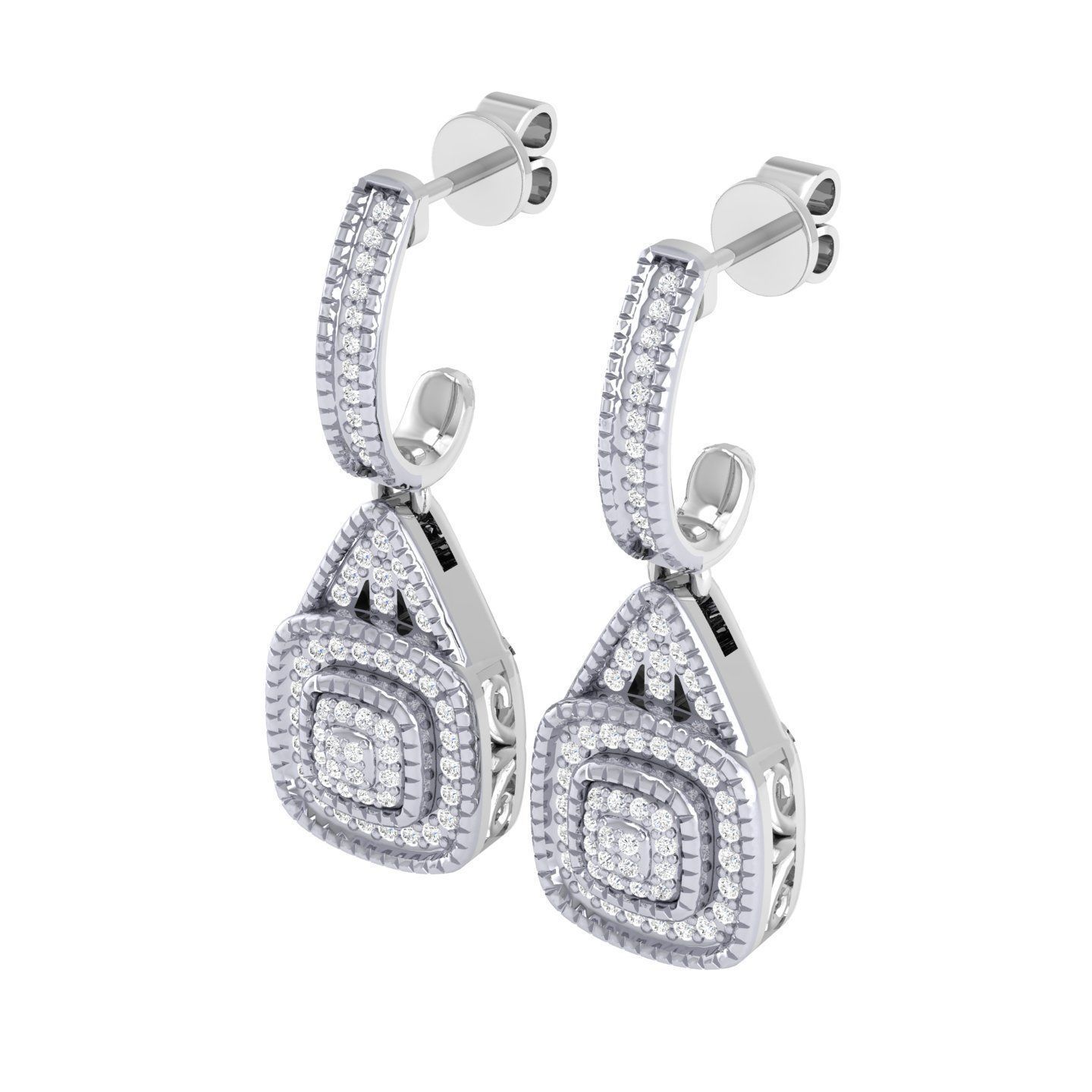 Women Earrings - 102421 3D print model_5