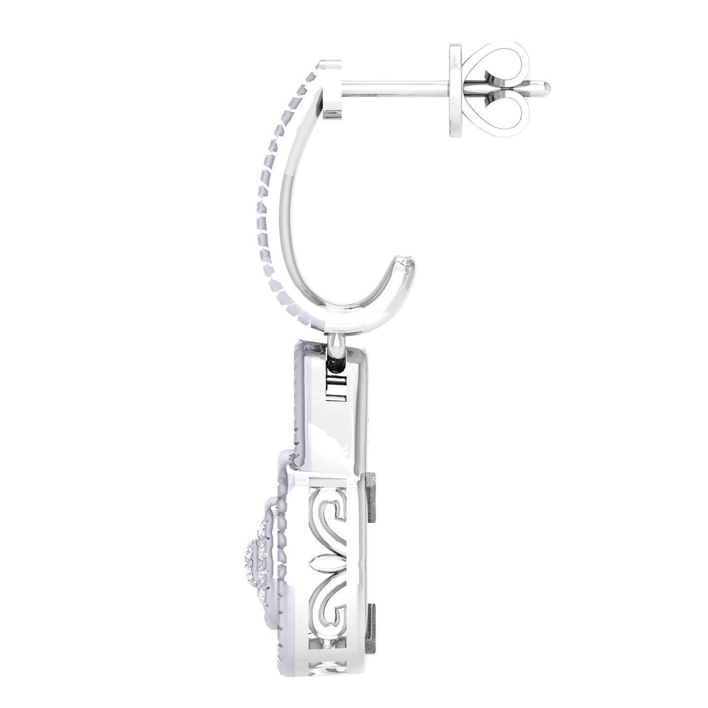 Women Earrings - 102421 3D print model_4