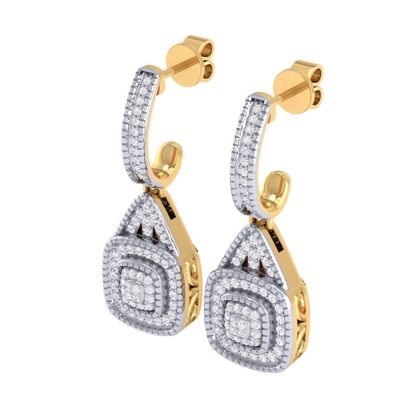 Women Earrings - 102421 3D print model_8