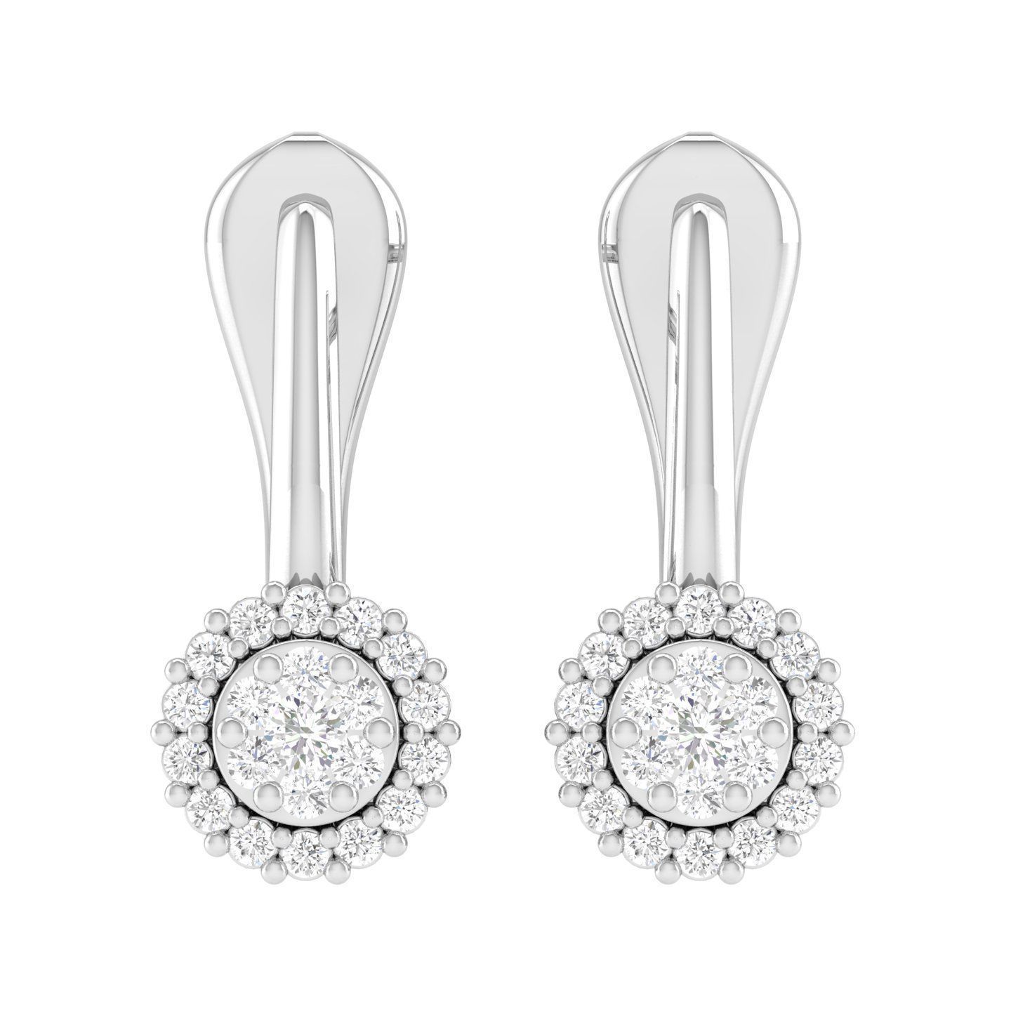 Women Earrings - 100099 3D print model_6