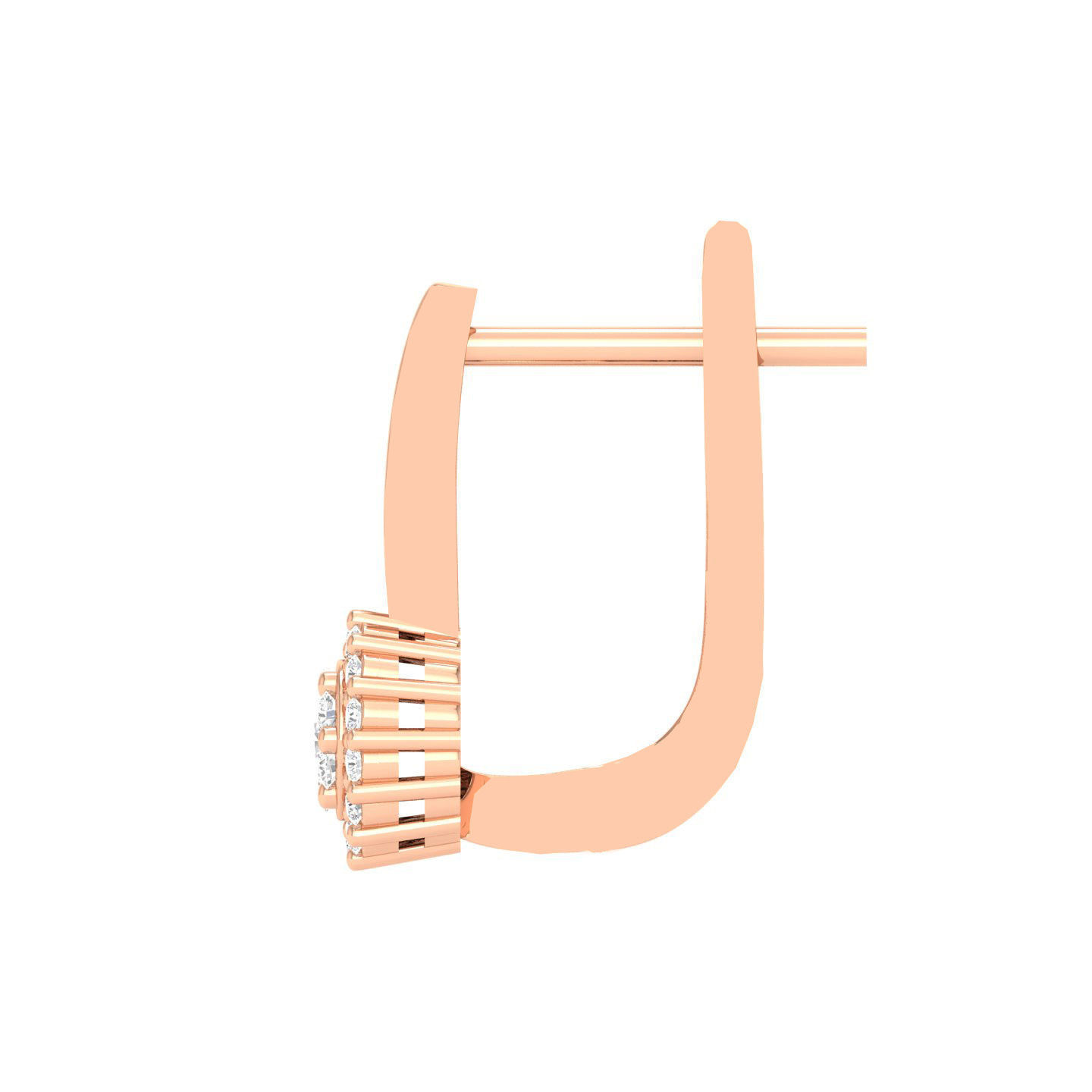 Women Earrings - 100099 3D print model_1