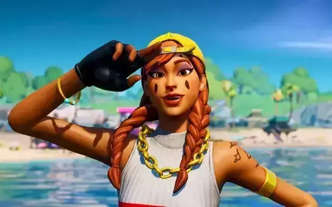 Aura - Fortnite skin Free 3D model