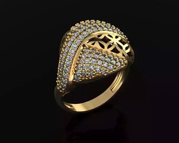  Woman Rings 3D