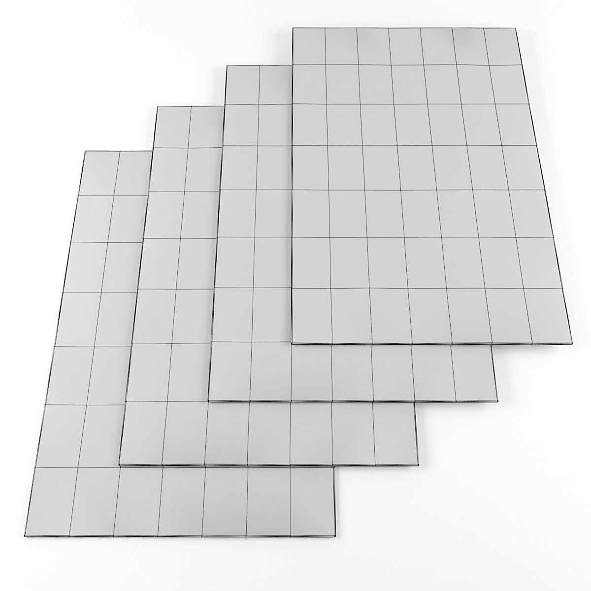 Rugs collection 267 Low-poly 3D model_1