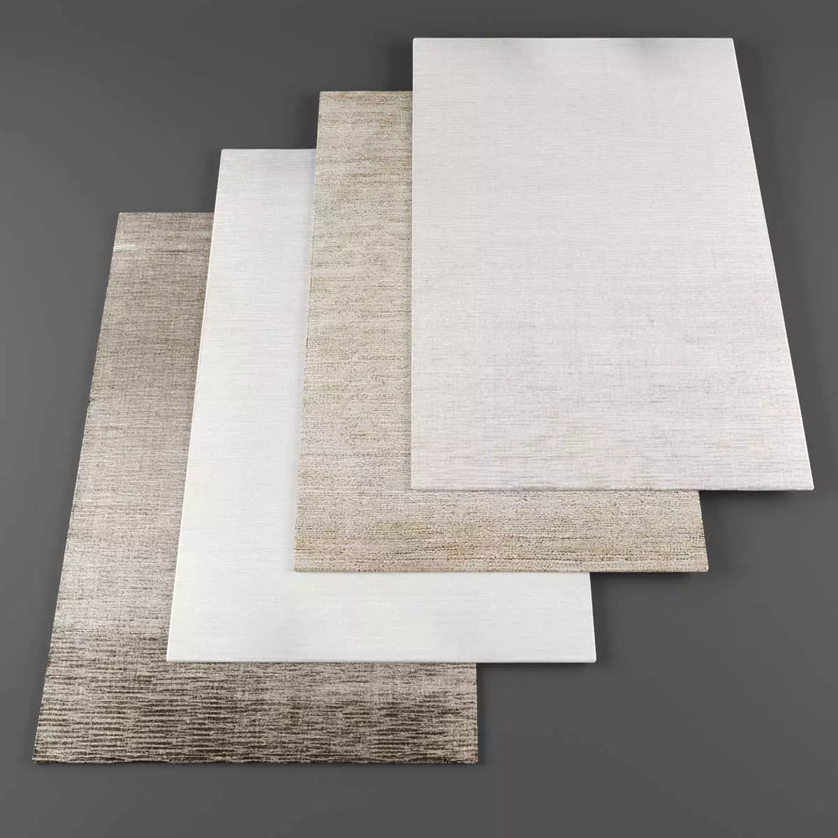 Rugs collection 267 Low-poly 3D model_0