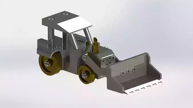 Tractor metal bulldozer