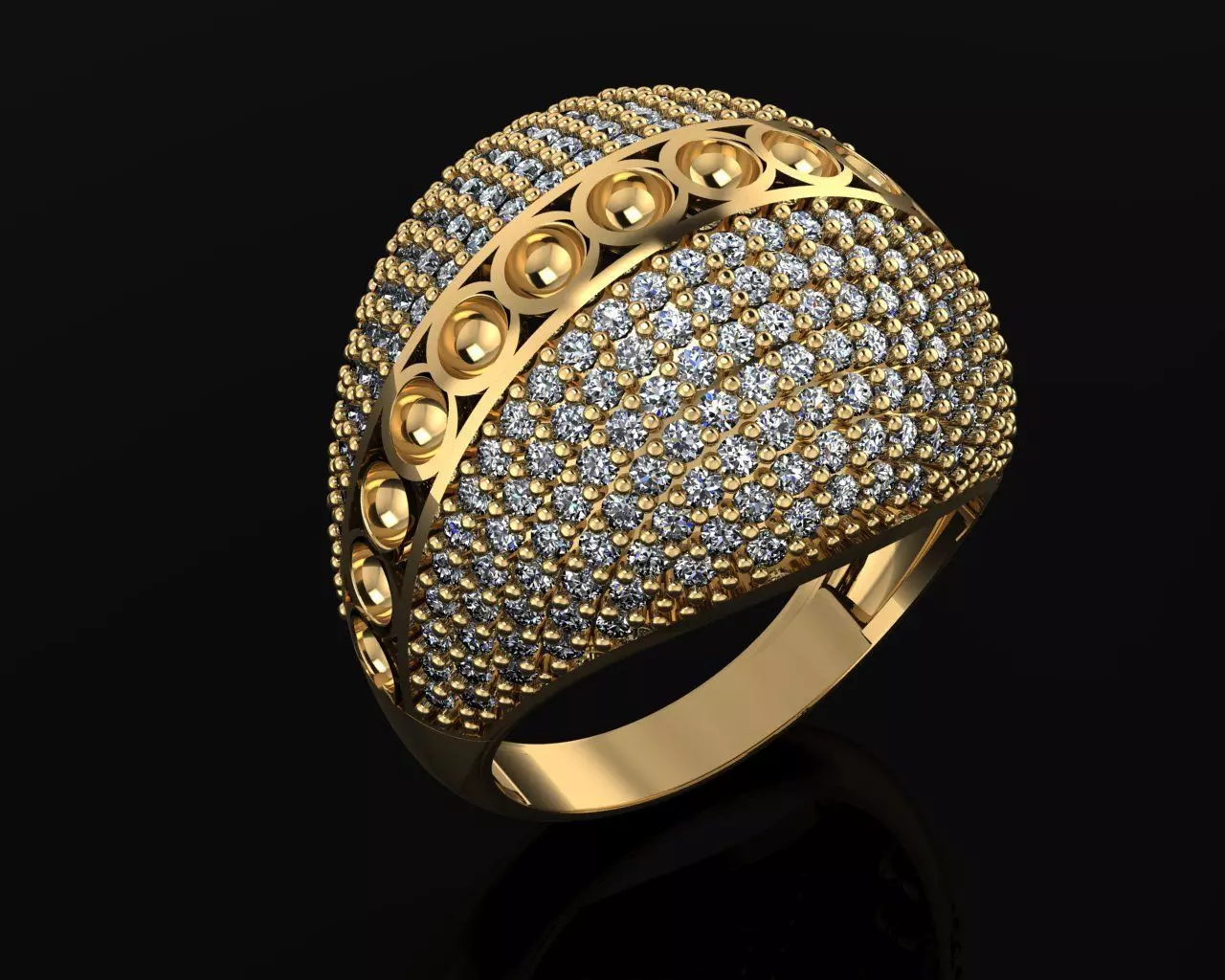 Woman Rings 3D 3D print model_0