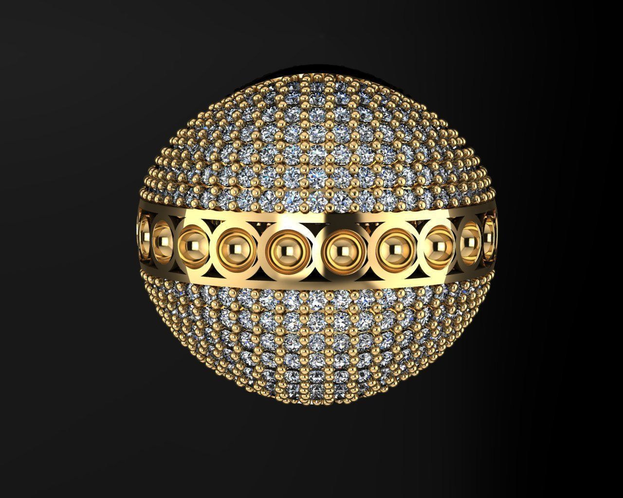 Woman Rings 3D 3D print model_2