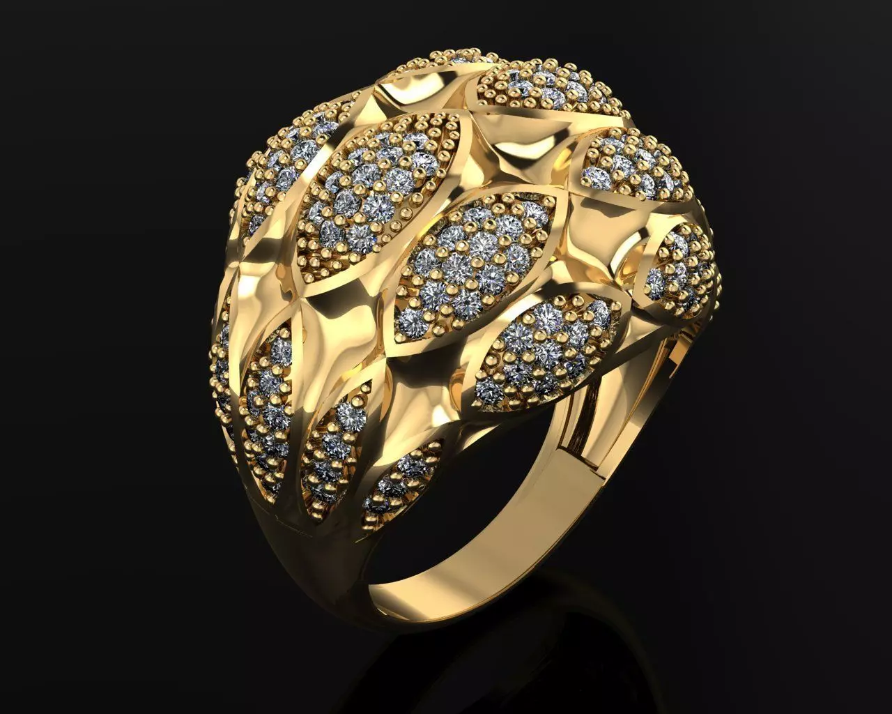Woman Rings 3D 3D print model_0