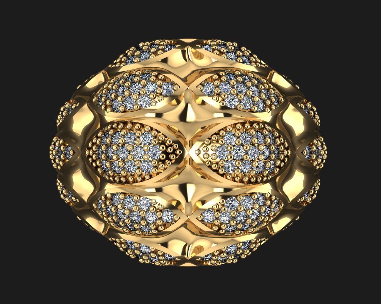 Woman Rings 3D 3D print model_2