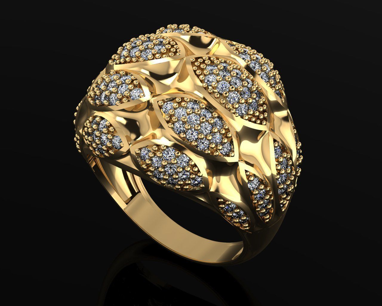 Woman Rings 3D 3D print model_1