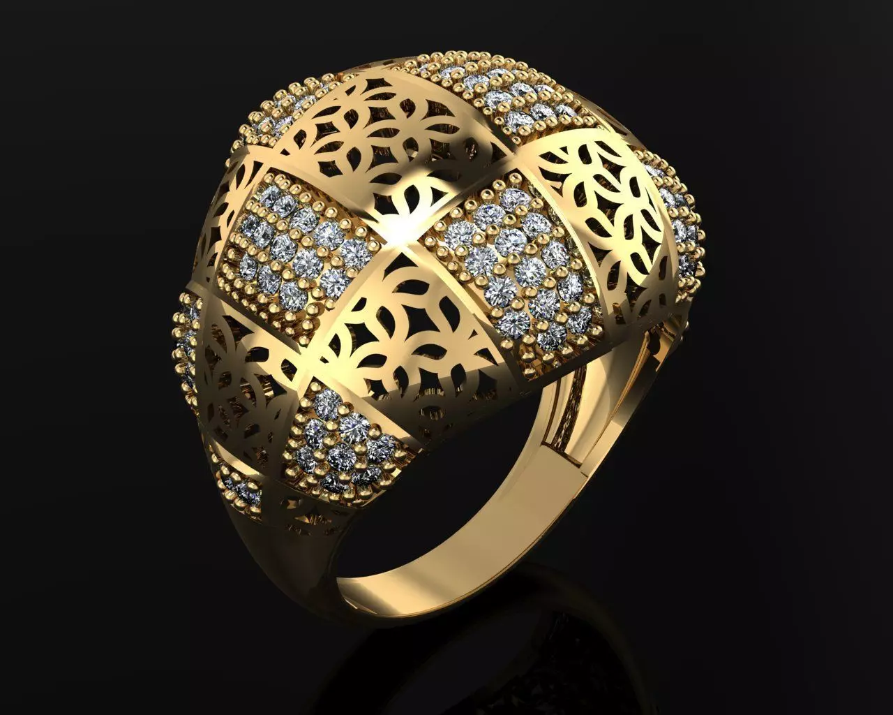 Woman Rings 3D 3D print model_0