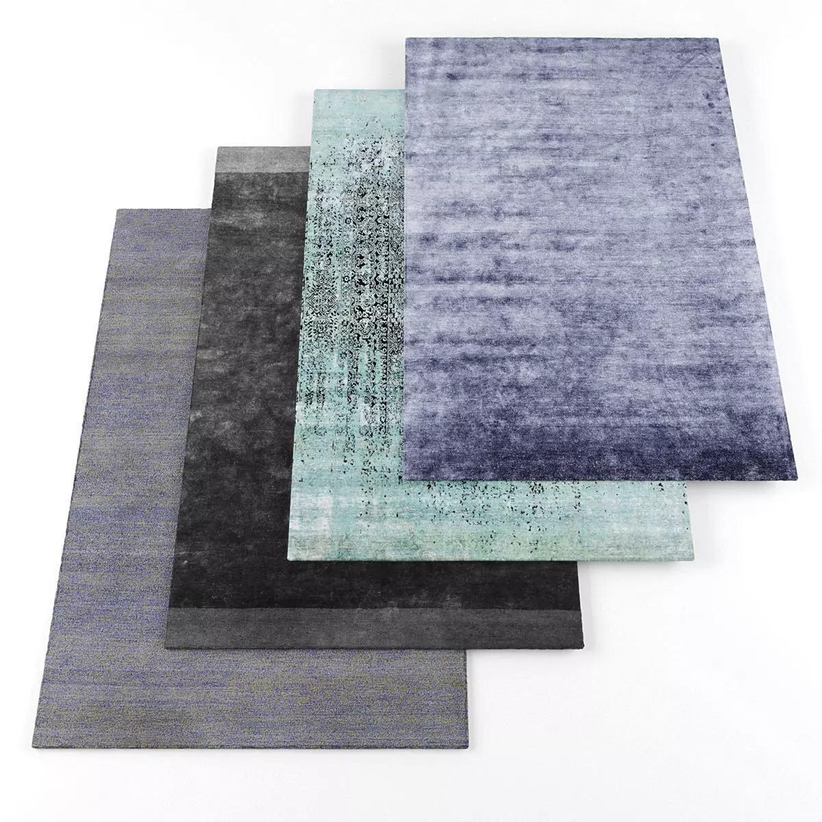   Rugs collection 280 Low-poly 3D model_0