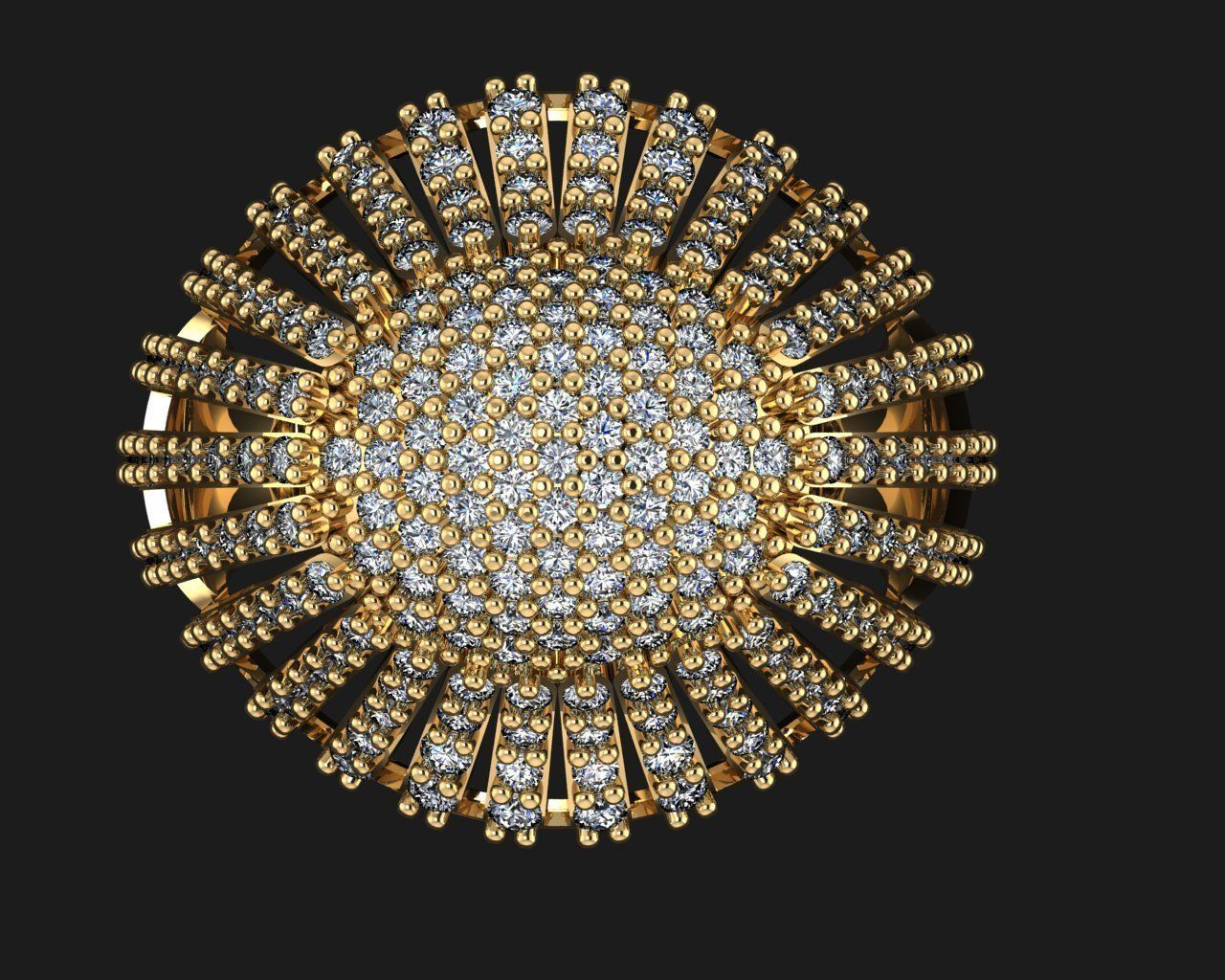 Woman Rings 3D 3D print model_2