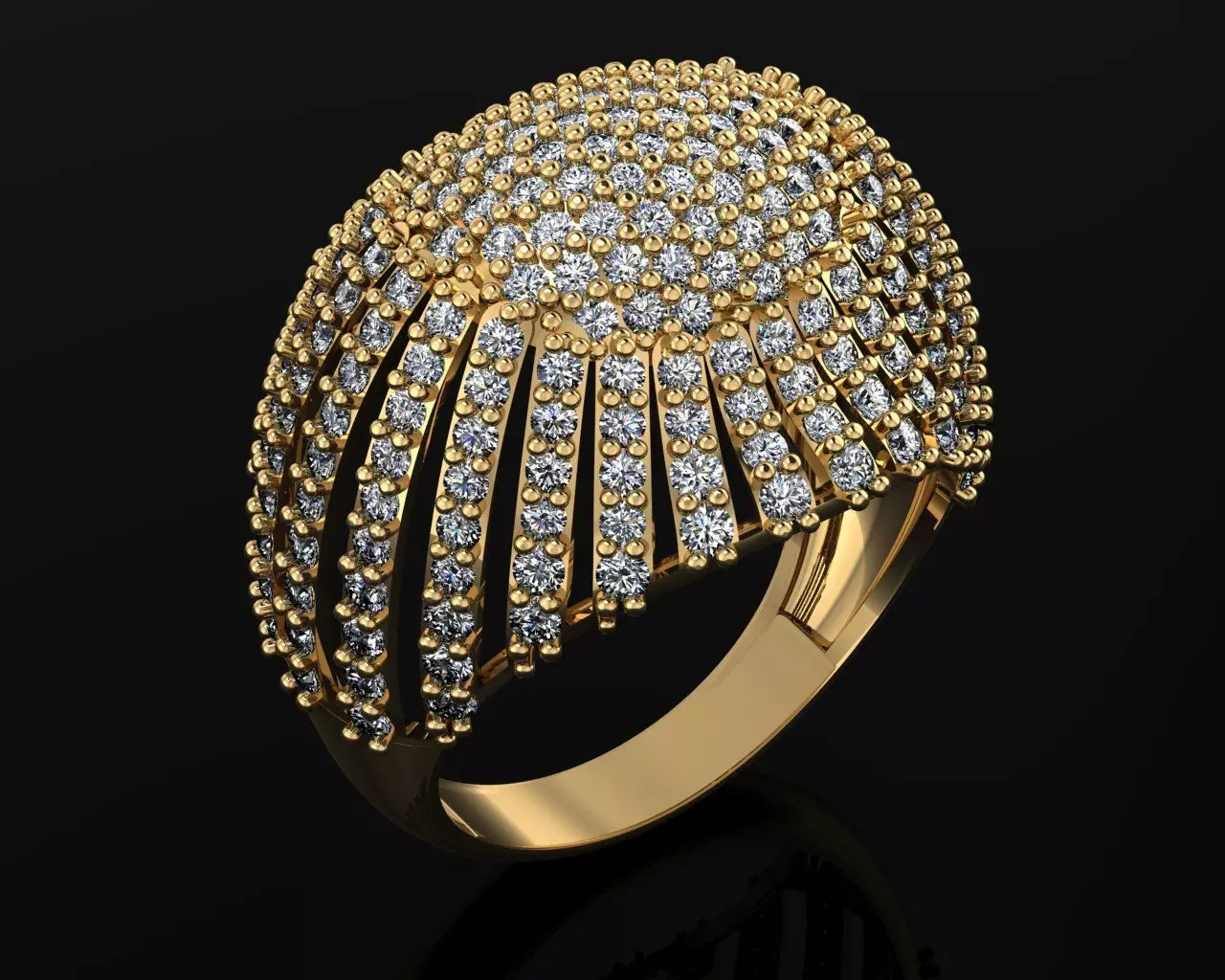 Woman Rings 3D 3D print model_0