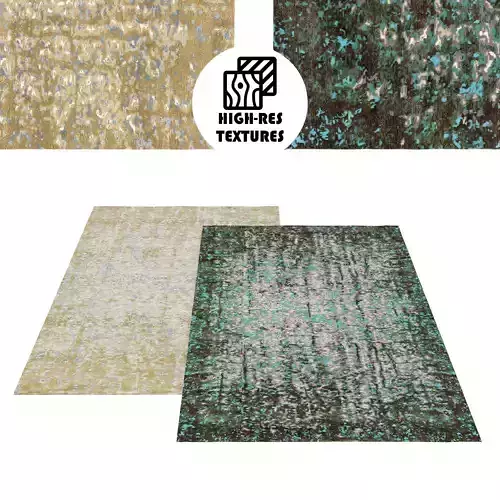 Large Irregular Pattern Rug Set