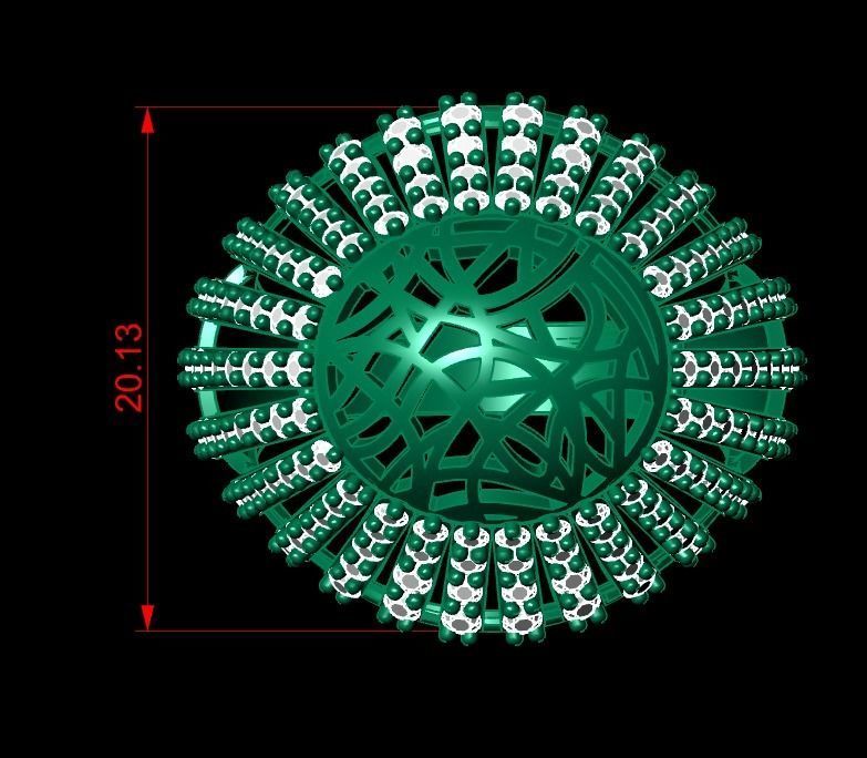 Woman Rings 3D 3D print model_4