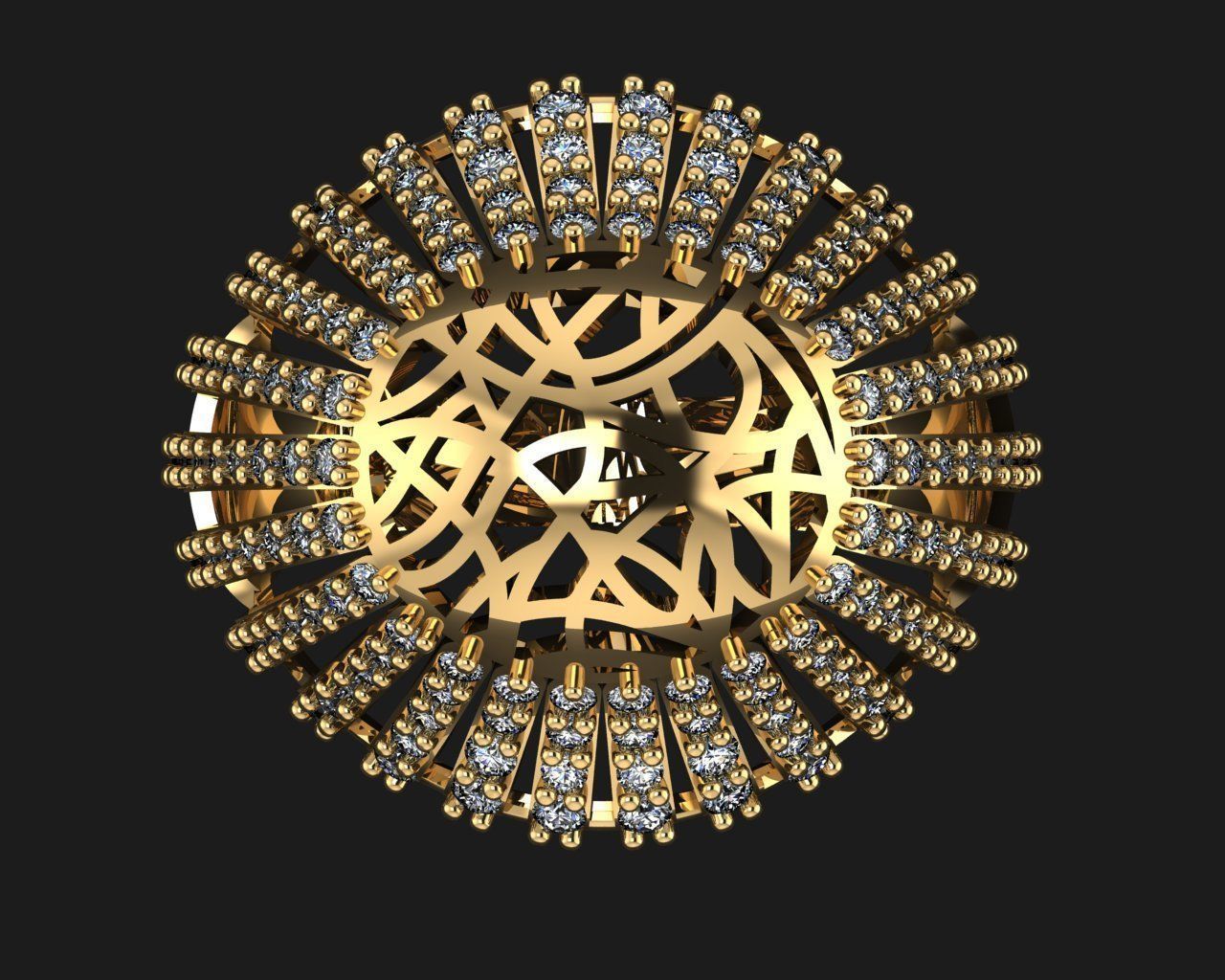 Woman Rings 3D 3D print model_2