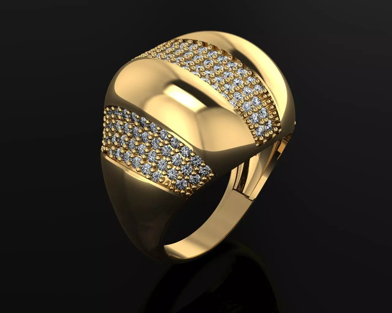 Woman Rings 3D 3D print model_0