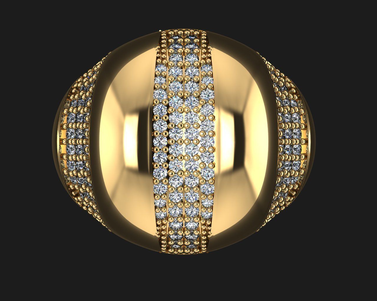 Woman Rings 3D 3D print model_2