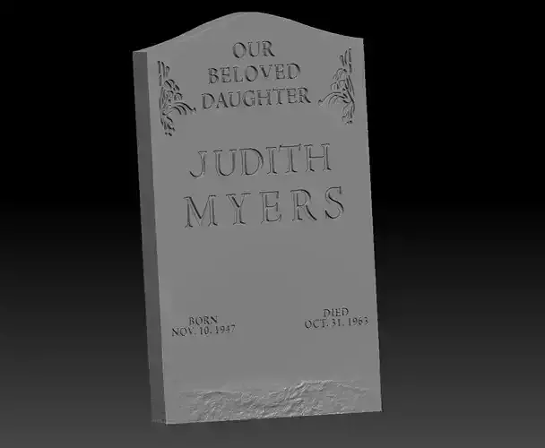 Halloween 1978 Judith Myers Tombstone one sixth scale 