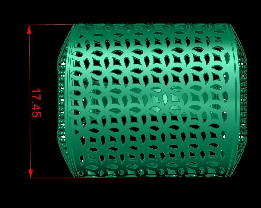 Woman Rings 3D 3D print model_3