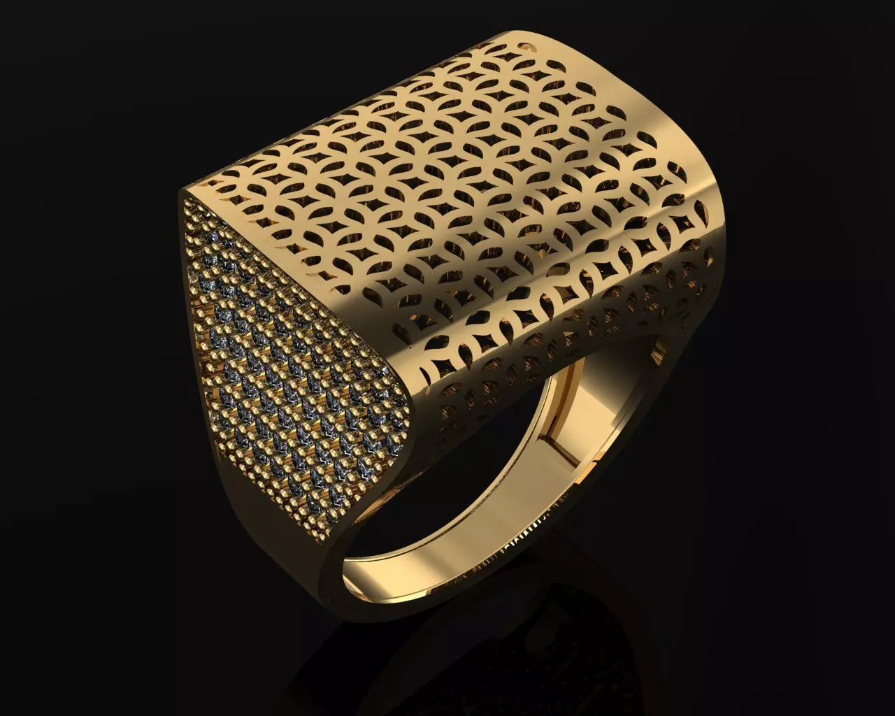 Woman Rings 3D 3D print model_0